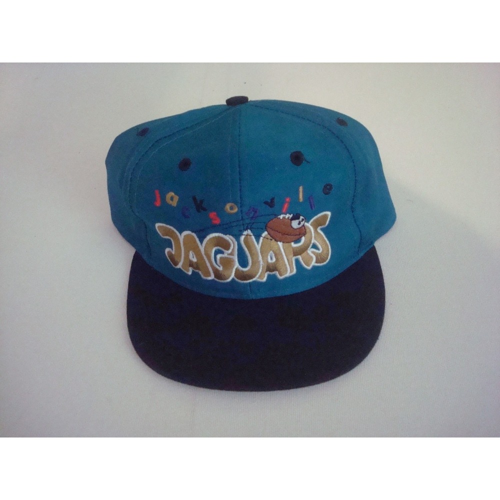 KIDS -- JACKSONVILLE JAGUARS LOGO 7 90S HAT CAP VINTAGE DEADSTOCK B4